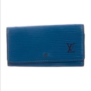 Louis Vuitton Epi Leather Key Holder - Blue